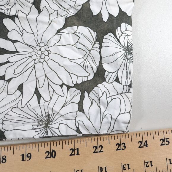 Gap Pants Womens Size 14 Black White Floral Pattern Stretch Pants - Picture 6 of 7